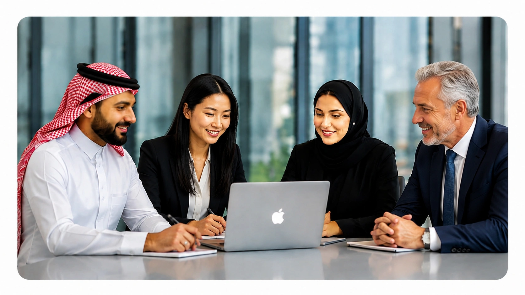 Our professional team in a meeting